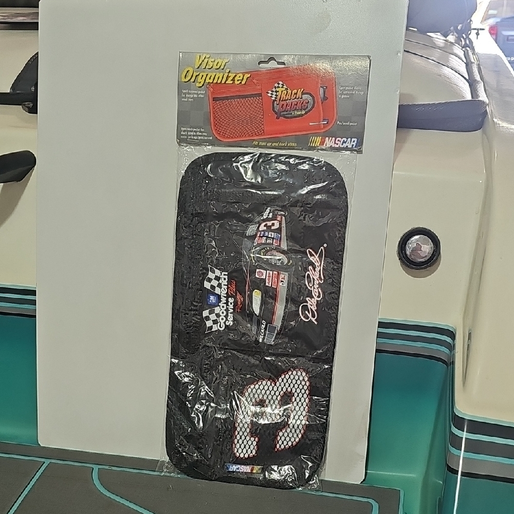 Nascar Black and Red Visor Organizer